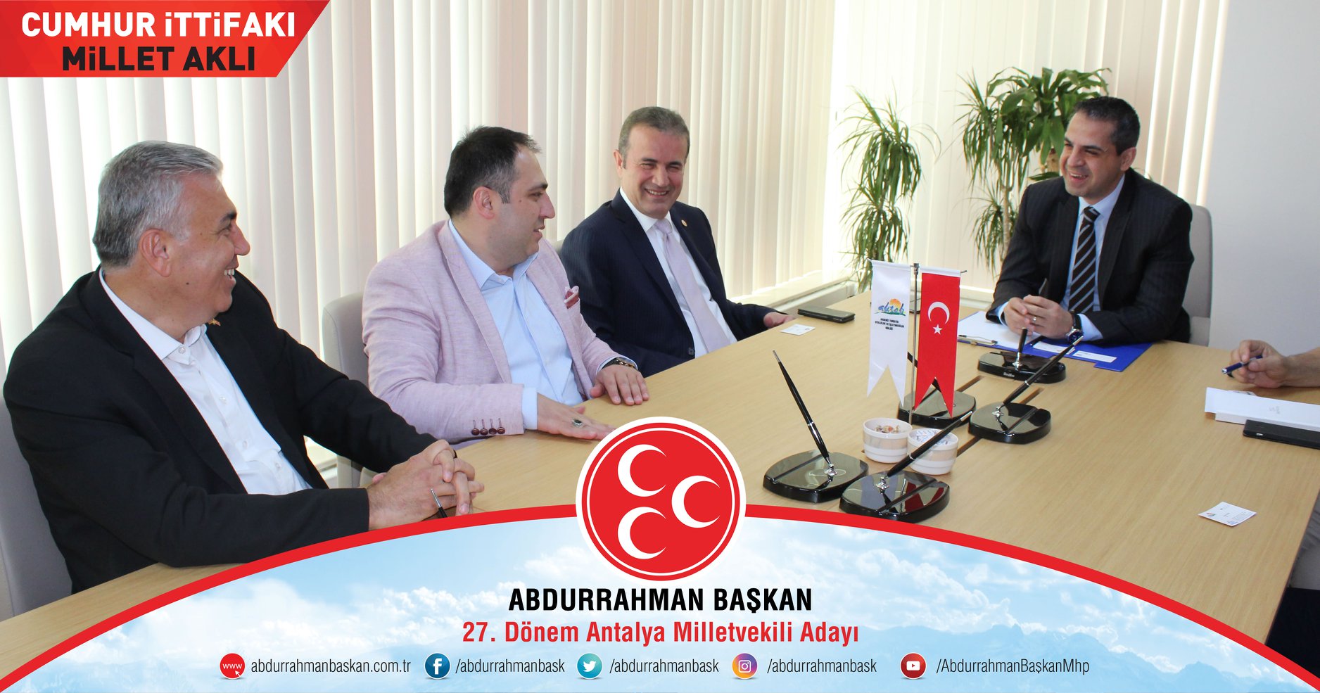 Dava arkadaşlarımız ile AKTOB Yönetim Kurulu Başkanımız Erkan Yağcı